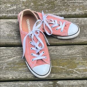 Converse All Star Coral Canvas Sneakers  7.5 Women